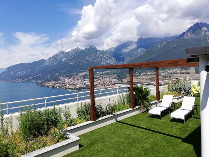 Attico With Big Terrace In Residence With Pool Valbrona Exterior foto