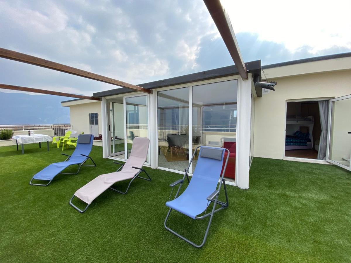 Attico With Big Terrace In Residence With Pool Valbrona Exterior foto