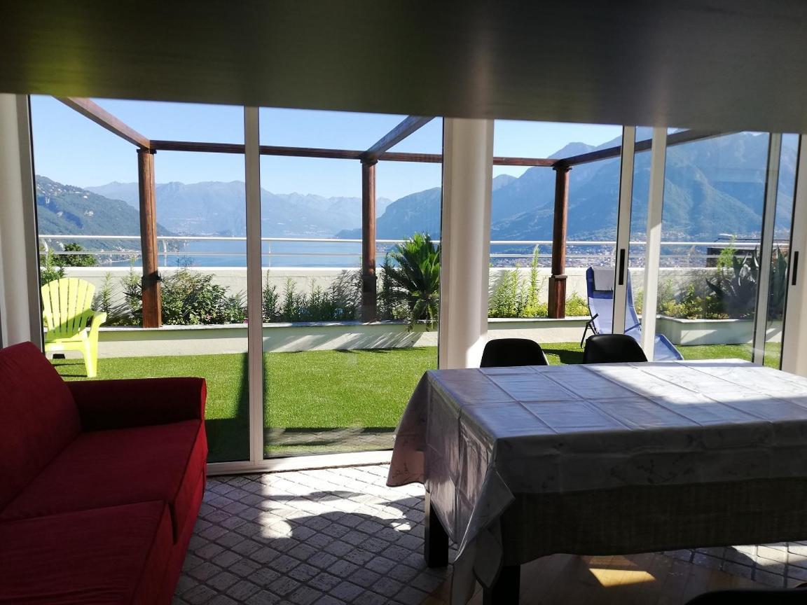 Attico With Big Terrace In Residence With Pool Valbrona Exterior foto