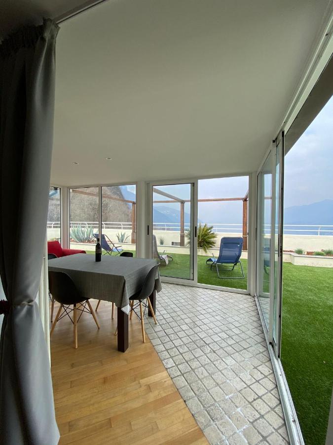 Attico With Big Terrace In Residence With Pool Valbrona Exterior foto